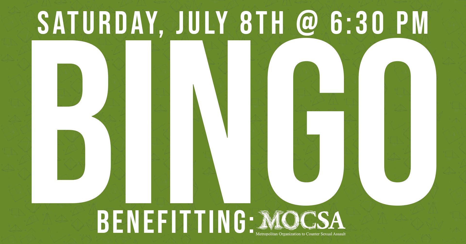 Bingo at Crane Brewing Company benefiting MOCSA Saturday July 8 at 6:30 pm