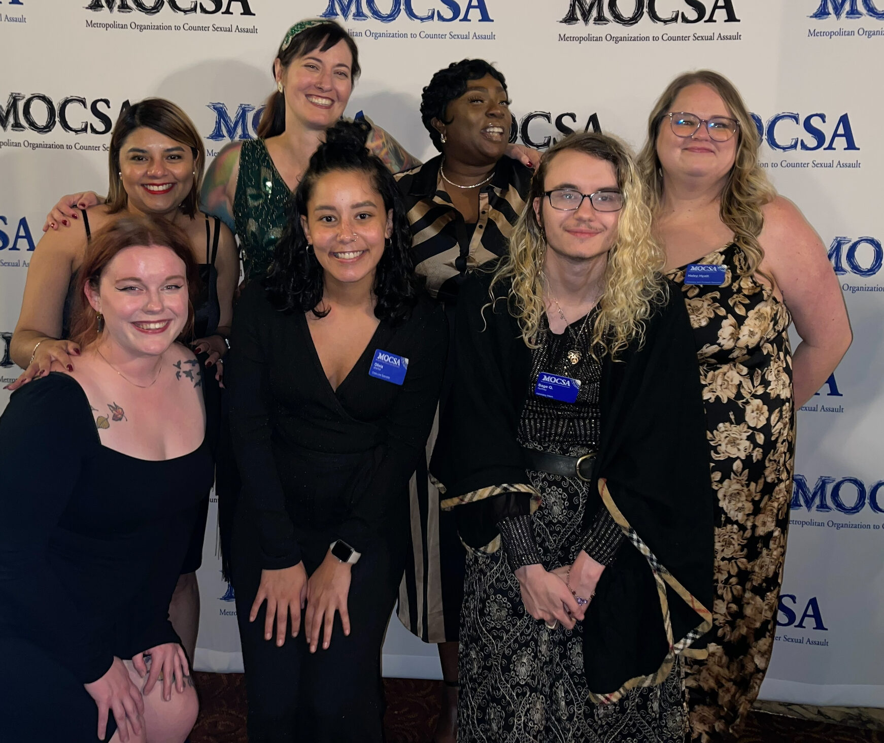 Victoria Pickering and MOCSA Advocacy Team at MOCSA Night Out 2023