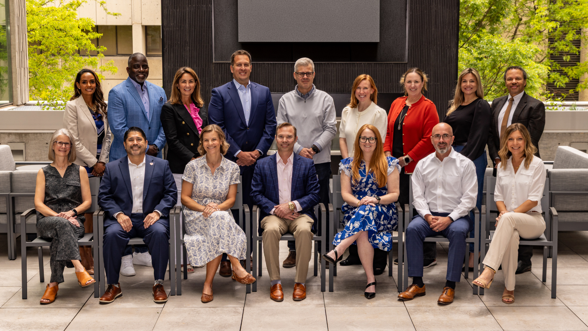 photo of board members standing together outdoors