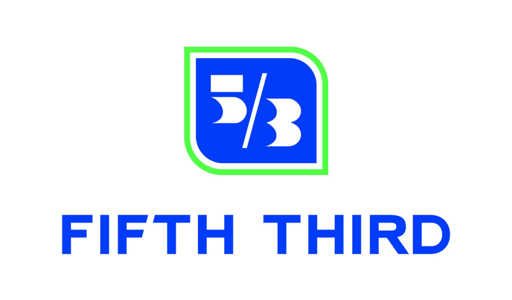 Logo featuring a blue and green design with the text "FIFTH THIRD" below. The graphic includes the numbers 5 and 3.